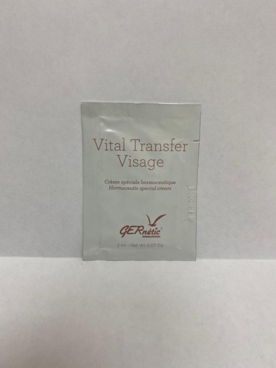 Пробник Gernetic VITAL TRANSFER VISAGE Специальный крем для кожи лица в период менопаузы, 2 мл